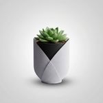 Casa si Gradina - Gradinarit si plante - Plante si ghivece - Ghivece si suporturi - Ghiveci Decorativ cu Insertie Modulara, Gri, 9 cm - Infinity.ro