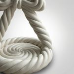 Fashion, accesorii si bijuterii - Femei - Bijuterii femei - Cutii bijuterii - Tava Organizatoare pentru Bijuterii cu Funda Decorativa, Alb, 13 cm - Infinity.ro