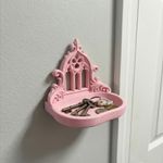 Casa si Gradina - Decoratiuni - Obiecte decorative - Accesorii decorative - Tavita Organizatoare Regala, Roz, 13 cm - Infinity.ro