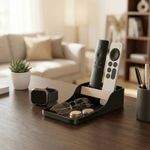 Carti si Birotica - Birotica - Accesorii de birou - Suporturi accesorii birou - Organizator multifunctional Armonie, negru, 9cm, pentru telecomenzi si accesorii - Infinity.ro