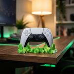 PC, gaming si accesorii - Gaming - Accesorii gaming - Accesorii console gaming - Suport Controller cu Design Cristalin, Verde Neon, 20 cm - Infinity.ro
