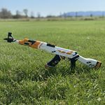 Jucarii, Copii si Bebe - Jucarii si jocuri - Jucarii de rol - Arme de jucarie - Pusca AK 47 Asiimov, 90cm, decorativa pentru colectie, Counter Strike, CS2 / CS:GO - Infinity.ro