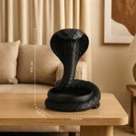 Casa si Gradina - Decoratiuni - Obiecte decorative - Accesorii decorative - Tava decorativa Serpentina, Neagra, 18 cm - Infinity.ro