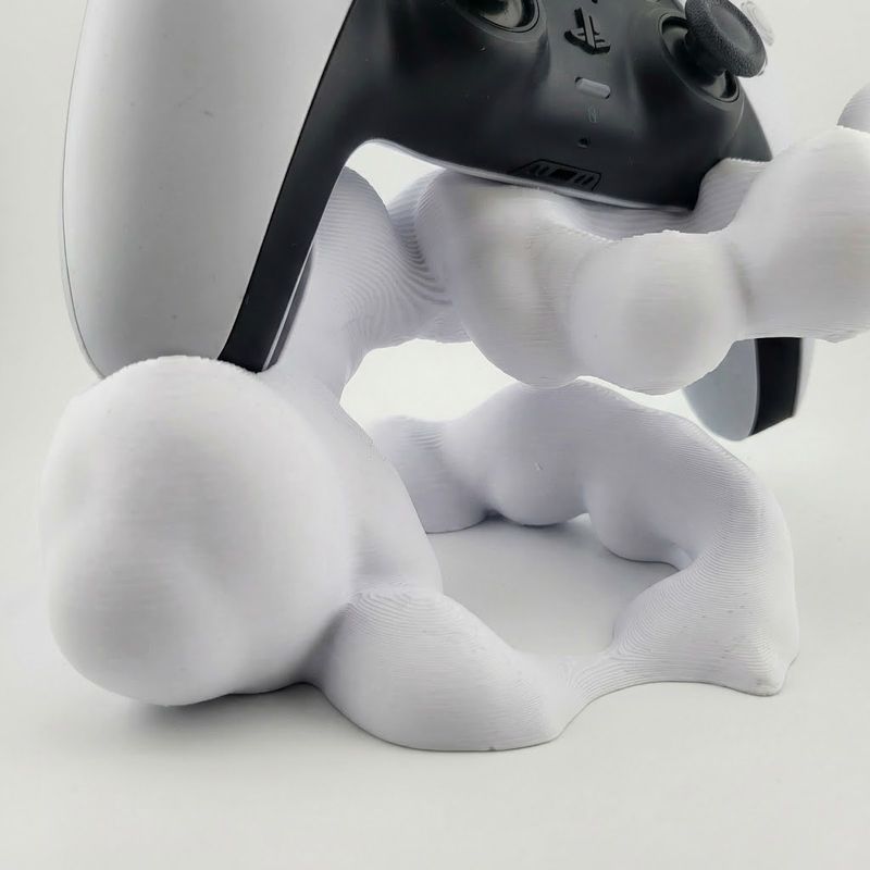 PC, gaming si accesorii - Gaming - Accesorii gaming - Accesorii console gaming - Suport controller organic, alb, 13 cm - Infinity.ro