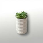 Casa si Gradina - Gradinarit si plante - Plante si ghivece - Ghivece si suporturi - Ghiveci de Perete Minimalist, Negru, 9 cm - Infinity.ro