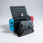 PC, gaming si accesorii - Gaming - Accesorii gaming - Accesorii console gaming - Suport Organizator Casete Jocuri, Negru, 16 cm - Infinity.ro