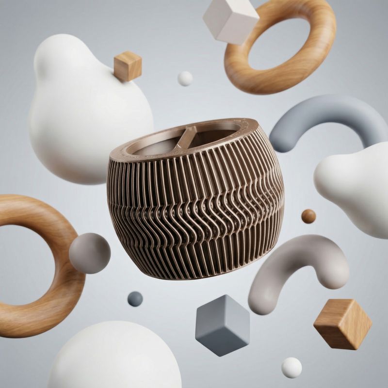 Casa si Gradina - Mobilier - Organizare si depozitare - Cutii depozitare - Recipient Depozitare Minimalist cu Capac Filetat, Gri Metalizat, 8 cm - Infinity.ro