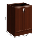 Casa si Gradina - Mobilier - Dulapuri si sifoniere - Dulapuri - Dulap inferior D60 cu 2 usi, nuc Milano, SICILIA - Infinity.ro