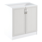 Casa si Gradina - Mobilier - Dulapuri si sifoniere - Dulapuri - Dulap inferior D80 cu 2 usi, alb/pin Andersen, SICILIA - Infinity.ro