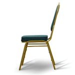 Casa si Gradina - Mobilier - Scaune si fotolii - Scaune - Scaun rabatabil, verde/cadru mat auriu, ZINA 2 NEW - Infinity.ro