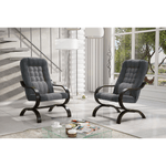 Casa si Gradina - Mobilier - Scaune si fotolii - Fotolii - Fotoliu, gri deschis/gri inchis/grena/nobila, GURU - Infinity.ro