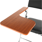 Casa si Gradina - Mobilier - Scaune si fotolii - Scaune - Scaun conferinta cu masuta, negru/natural, TEKER - Infinity.ro