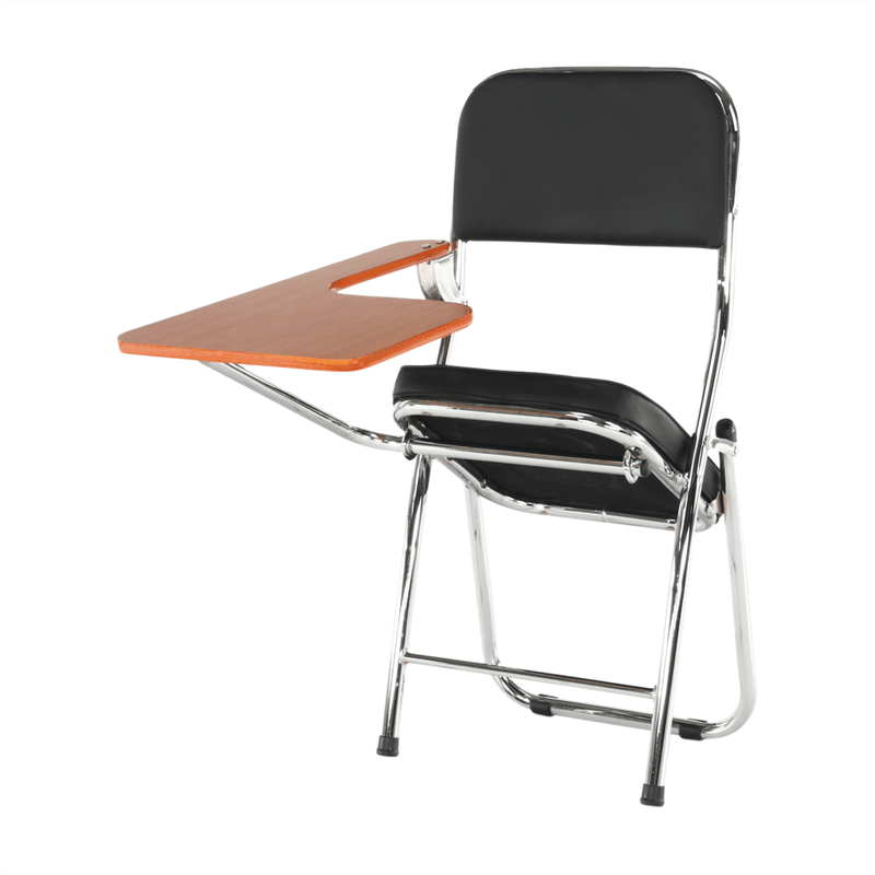 Casa si Gradina - Mobilier - Scaune si fotolii - Scaune - Scaun conferinta cu masuta, negru/natural, TEKER - Infinity.ro