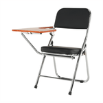 Casa si Gradina - Mobilier - Scaune si fotolii - Scaune - Scaun conferinta cu masuta, negru/natural, TEKER - Infinity.ro