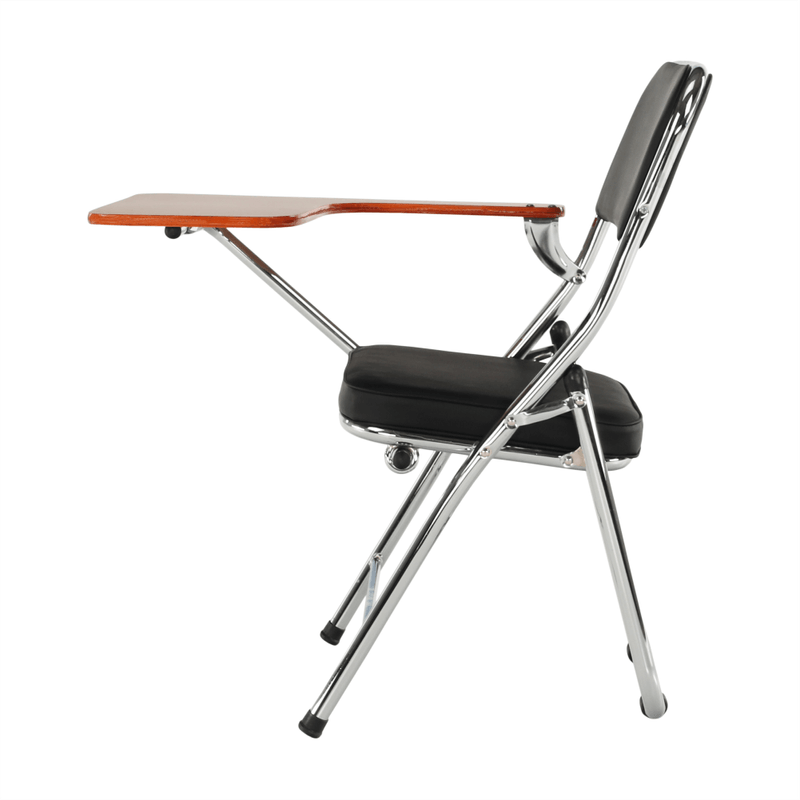 Casa si Gradina - Mobilier - Scaune si fotolii - Scaune - Scaun conferinta cu masuta, negru/natural, TEKER - Infinity.ro