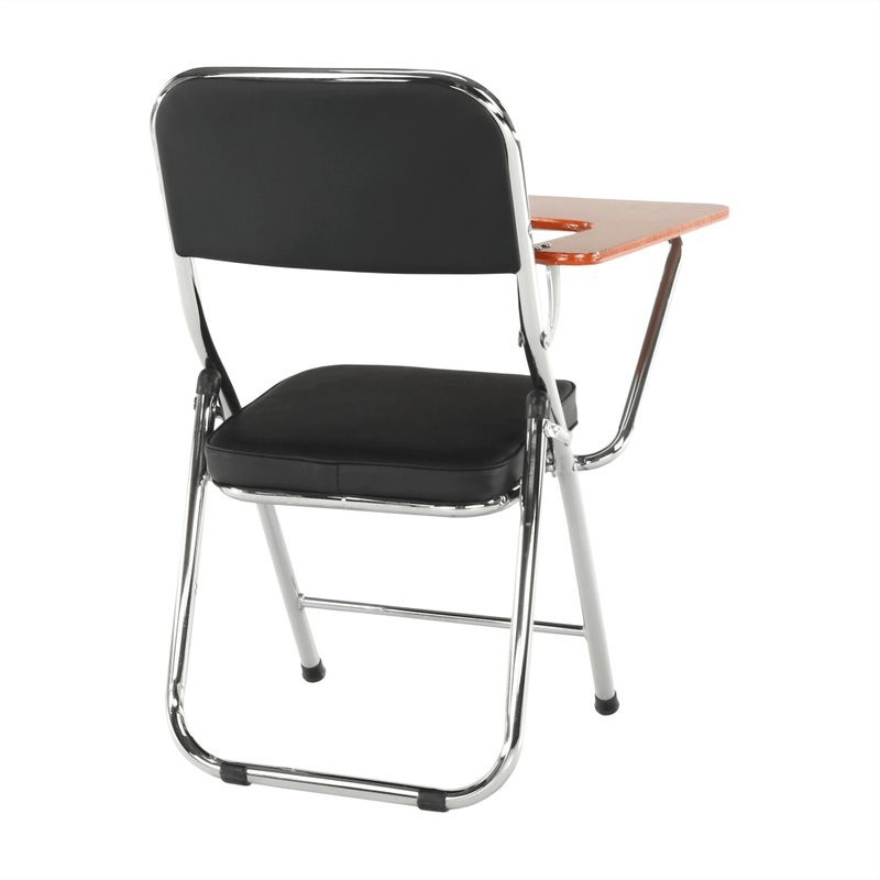 Casa si Gradina - Mobilier - Scaune si fotolii - Scaune - Scaun conferinta cu masuta, negru/natural, TEKER - Infinity.ro