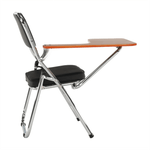 Casa si Gradina - Mobilier - Scaune si fotolii - Scaune - Scaun conferinta cu masuta, negru/natural, TEKER - Infinity.ro