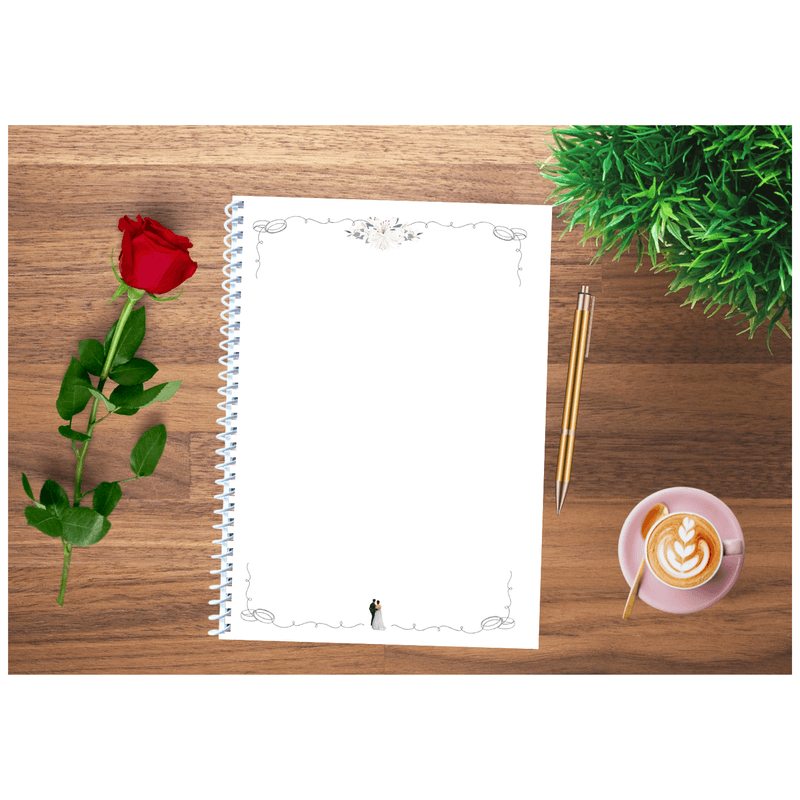 Carti si Birotica - Papetarie - Agende si calendare - Planere - Planificator/Organizator nunta, Wedding planner, A4, 150 pagini, Coperta Personalizabila - Infinity.ro