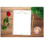 Carti si Birotica - Papetarie - Agende si calendare - Planere - Planificator/Organizator nunta, Wedding planner, A4, 150 pagini, Coperta Personalizabila - Infinity.ro