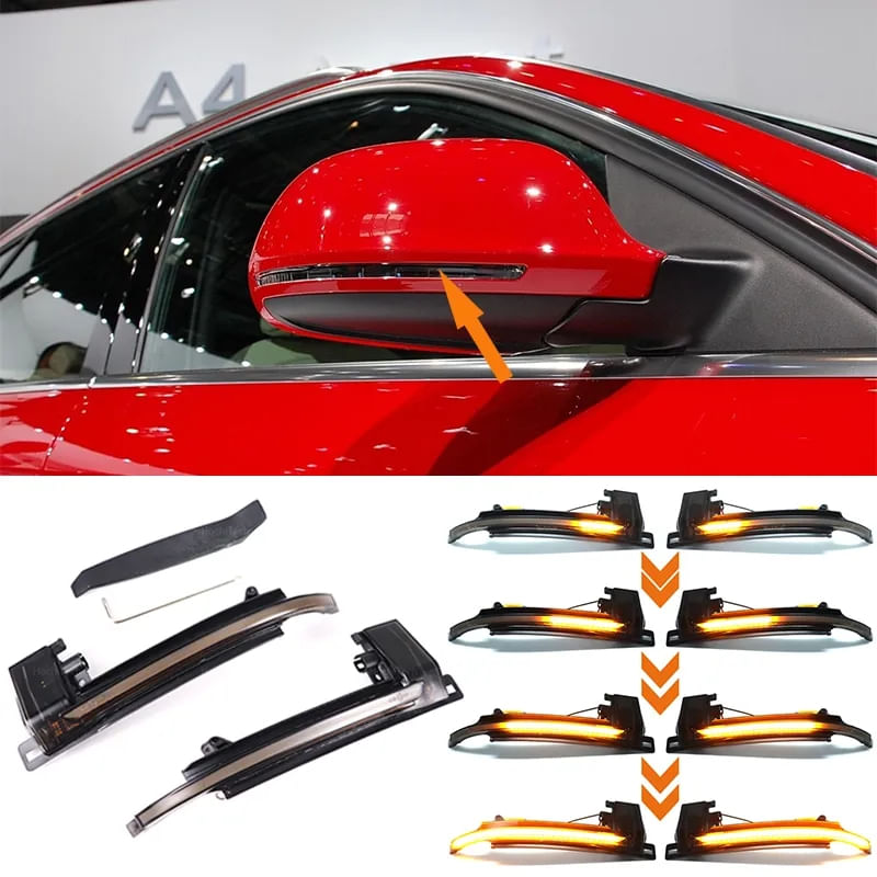 Auto si Moto - Piese auto si accesorii - Caroserie - Faruri, stopuri si proiectoare - Semnalizari Dinamice Oglinda AUDI B8, A4 S4 2008-2009, A5 S5 2007-2009, A6 S6 2008-2011, A8 S8 2008-2010, Q3 2012-2015 - Infinity.ro