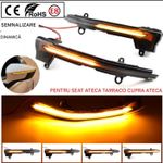 Auto si Moto - Piese auto si accesorii - Caroserie - Faruri, stopuri si proiectoare - Semnalizari dinamice oglinda SEAT Ateca, Cupra, Tarraco, 2016-2019 - Infinity.ro