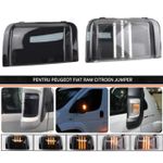 Auto si Moto - Piese auto si accesorii - Caroserie - Faruri, stopuri si proiectoare - Semnalizari dinamice oglinda PEUGEOT Boxer, FIAT Ducato, CITROEN Jumper Relay, RAM Promaster, Cu 3 linii - Infinity.ro