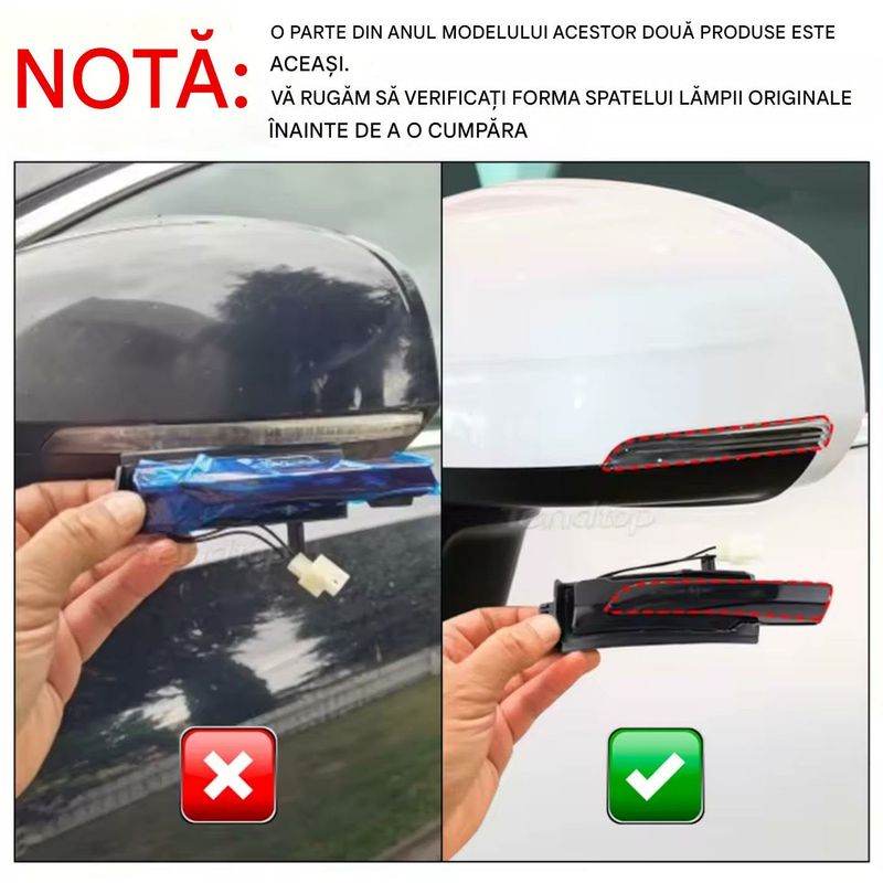 Auto si Moto - Piese auto si accesorii - Caroserie - Faruri, stopuri si proiectoare - Semnalizari dinamice oglinda compatibile cu VOLVO XC90 II MK2, XC60, V90 MK2 II, S90 2016-2021 - Infinity.ro