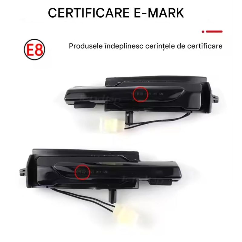 Auto si Moto - Piese auto si accesorii - Caroserie - Faruri, stopuri si proiectoare - Semnalizari dinamice oglinda compatibile cu VOLVO XC90 II MK2, XC60, V90 MK2 II, S90 2016-2021 - Infinity.ro