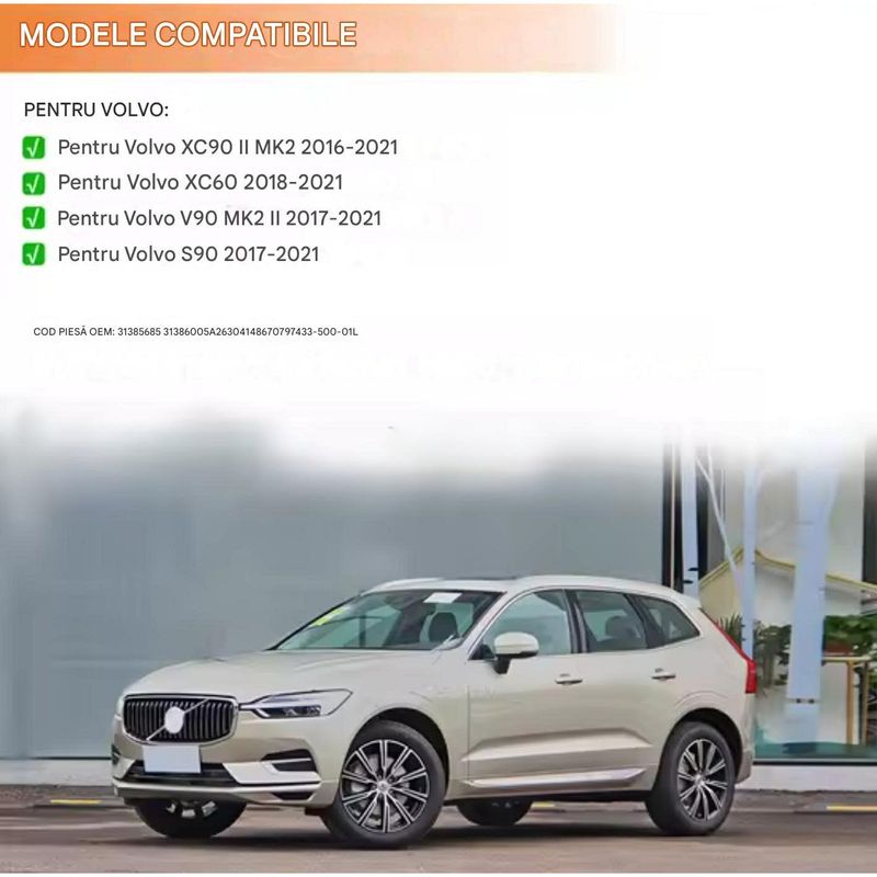 Auto si Moto - Piese auto si accesorii - Caroserie - Faruri, stopuri si proiectoare - Semnalizari dinamice oglinda compatibile cu VOLVO XC90 II MK2, XC60, V90 MK2 II, S90 2016-2021 - Infinity.ro