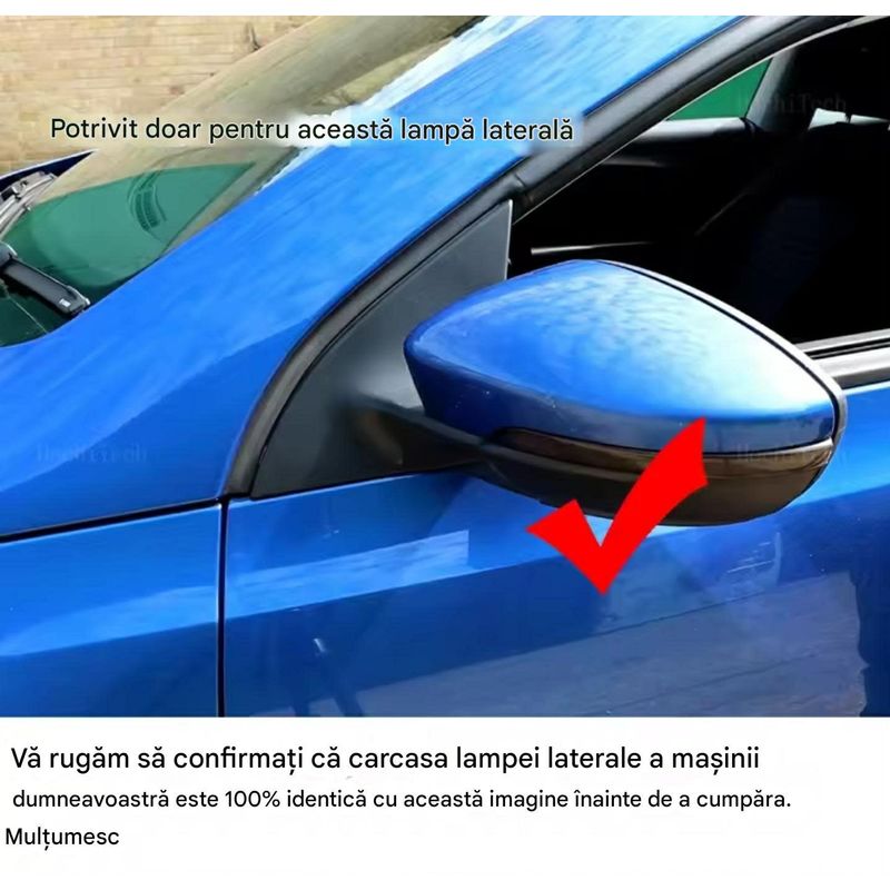 Auto si Moto - Piese auto si accesorii - Caroserie - Faruri, stopuri si proiectoare - Semnalizari dinamice oglinda compatibile cu VOLKSWAGEN Passat B7, CC 2008-2016, Jetta MK6, Scirroco, EOS, Beetle A5 - Infinity.ro