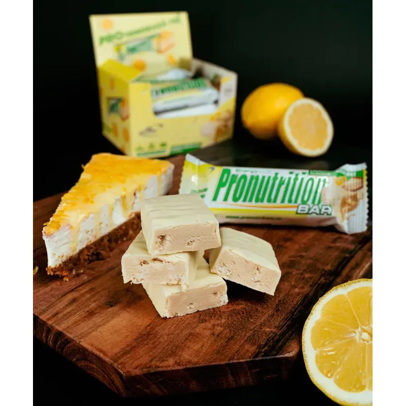 Ingrijire personala si Cosmetice - Sanatate si wellness - Nutritie sportiva - Alte suplimente sportive - Cutie 12 batoane proteice, Pronutrition Bar, Lemon Cheesecake, 40g - Infinity.ro