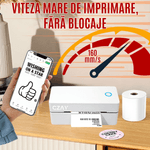 PC, gaming si accesorii - Imprimante, scanere & consumabile - Imprimante - Imprimante termice - Imprimanta Termica Etichete CZAY®,Bluetooth,AWB 100x150 mm (A6),Etichete 30-110 mm,203 DPI,160 mm/s,Suport Inclus,USB - Infinity.ro