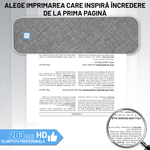 PC, gaming si accesorii - Imprimante, scanere & consumabile - Imprimante - Imprimante termice - Imprimanta Termica Portabila A4 CZAY®,Etichete 50–220 mm,HD 304 DPI,30 mm/s,iOS/Android/Windows/MacOS,2600 mAh,Bluetooth - Infinity.ro