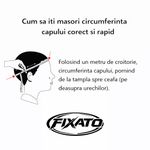 Auto si Moto - Moto - Echipamente protectie moto - Casti moto - Casca Moto/Scuter FIXATO Retro German, Interior Confortabil, Prindere rapida, Negru Mat, Marime L 59-60cm - Infinity.ro