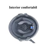 Auto si Moto - Moto - Echipamente protectie moto - Casti moto - Casca Moto/Scuter FIXATO Retro German, Interior Confortabil, Prindere rapida, Negru Mat, Marime L 59-60cm - Infinity.ro