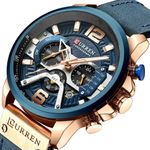 Fashion, accesorii si bijuterii - Barbati - Bijuterii barbati - Ceasuri barbati - Curren, Ceas barbatesc casual, Afisaj Analog, Mecanism Quartz - Infinity.ro