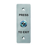 Casa si Gradina - Electrice - Smart Home - Control acces si accesorii - Buton de iesire, montaj ingropat, inox, LED, NO-NC-COM, 115 x 40 mm CSB-408L - Infinity.ro