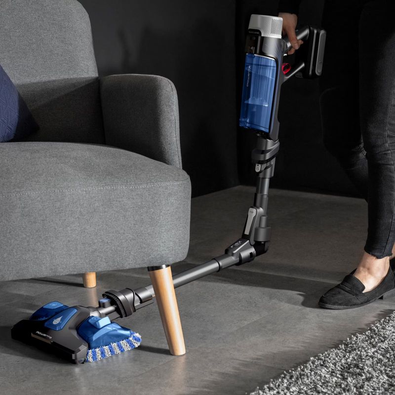 Electronice si Electrocasnice - Ingrijirea locuintei - Aspiratoare - Aspirator vertical fara fir Rowenta X-Force Flex 9.60 Aqua RH20C7WO cu functie de mop, 250W - Infinity.ro