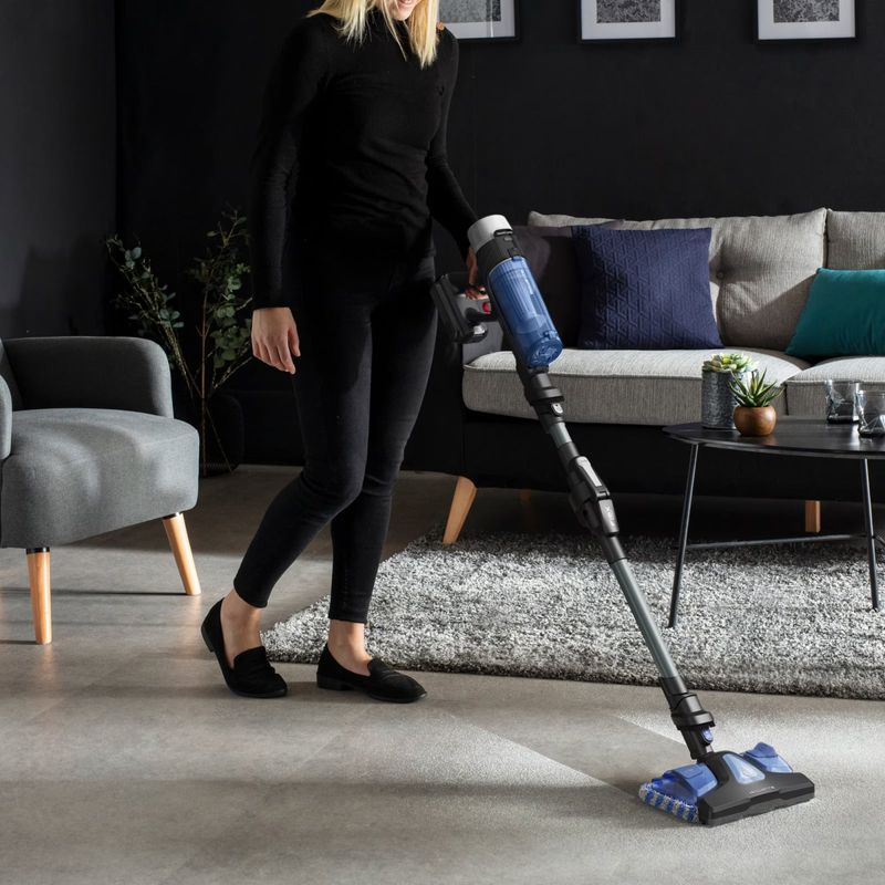 Electronice si Electrocasnice - Ingrijirea locuintei - Aspiratoare - Aspirator vertical fara fir Rowenta X-Force Flex 9.60 Aqua RH20C7WO cu functie de mop, 250W - Infinity.ro