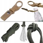 Sport si Outdoor - Accesorii si echipamente sportive - Sporturi extreme si supravietuire - Kituri supravietuire - Kit Supravietuire Militar Complet 17 in 1 NewEvo, 51 de Utilizari Diferite, Multitool, Lanterna, Cutit, Busola - Infinity.ro
