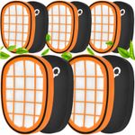Electronice si Electrocasnice - Ingrijirea locuintei - Accesorii aparate pentru ingrijirea locuintei - Set 5 Filtre NewEvo, compatibile cu Philips SpeedPro Max, SpeedPro Max Aqua, SpeedPro Max Aqua PLUS, Portocaliu - Infinity.ro