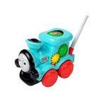 Jucarii, Copii si Bebe - Jucarii si jocuri - Jucarii bebelusi - Jucarii de tras/impins - Jucarie de Impins Interactiva Trenuletul Magic, cu Aripi Mobile si Sunete, Roz, h 58 cm, EMC ONSHOP® - Infinity.ro