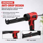 Casa si Gradina - Constructii - Scule electrice si accesorii - Pistoale de lipit - Pistol electric pentru silicon HAWIRE, 20V, 4 viteze reglabile, 300kg/s, 2Ah - Infinity.ro