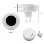 Laptop, Telefoane si Tablete - Wearables si gadgeturi - Gadgeturi - Dispozitive spionaj - Camera Spion in Lampa de veghe cu Ceas iUni IP71, Wi-Fi, Full HD, Night Vision, Vizualizare Live pe telefon - Infinity.ro