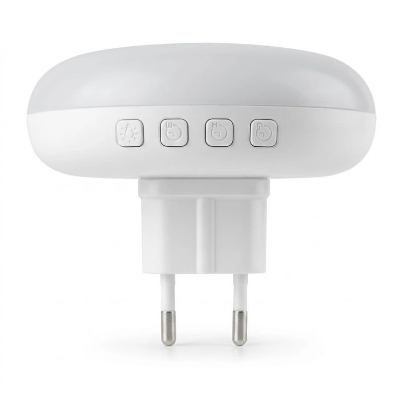 Laptop, Telefoane si Tablete - Wearables si gadgeturi - Gadgeturi - Dispozitive spionaj - Camera Spion in Lampa de veghe cu Ceas iUni IP71, Wi-Fi, Full HD, Night Vision, Vizualizare Live pe telefon - Infinity.ro