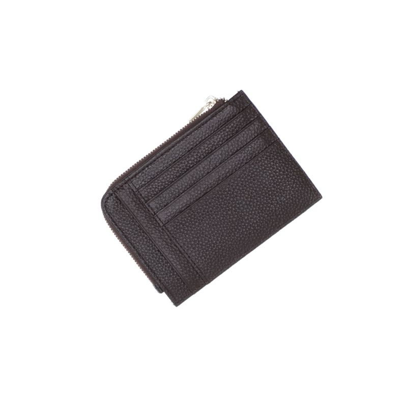 Fashion, accesorii si bijuterii - Femei - Accesorii femei - Portofele femei - Port card, din piele naturala, ButicCochet, 13 x 9 cm, Maro - PR1201 - Infinity.ro