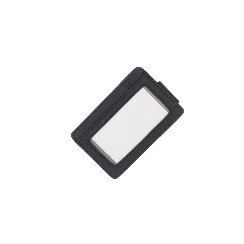 Fashion, accesorii si bijuterii - Femei - Accesorii femei - Portofele femei - Port card, din piele naturala, ButicCochet, 12 x 8 cm, Negru - PR1198 - Infinity.ro