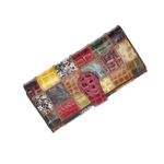 Fashion, accesorii si bijuterii - Femei - Accesorii femei - Portofele femei - Portofel de dama, din piele naturala, ButicCochet, 19x9x3 cm, Multicolor - PR1187 - Infinity.ro