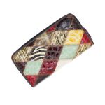 Fashion, accesorii si bijuterii - Femei - Accesorii femei - Portofele femei - Portofel de dama, din piele naturala, ButicCochet, 20x10x3 cm, Multicolor - PR1193 - Infinity.ro