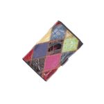 Fashion, accesorii si bijuterii - Femei - Accesorii femei - Portofele femei - Portofel de dama, din piele naturala, ButicCochet, 14x9x3 cm, Multicolor - PR1176 - Infinity.ro